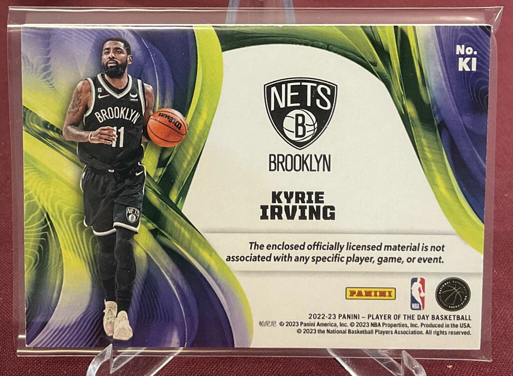2022 23 Panini NBA Player Of The Day Kyrie Irving Jumbo Jersey