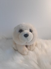 MIYONI By Aurora 8  White Plush Cuddly Polar Bear Realistic Looking-So Cute 