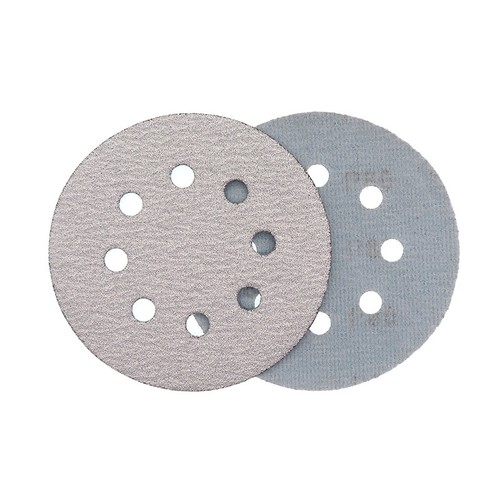 5 Inch 125mm 8 Hole Hook and Loop Sanding Disc 60-1000 Grit Flocking Sandpaper - Picture 10 of 20
