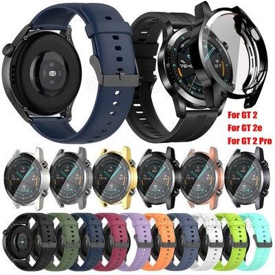 Strap +Case For Huawei Watch GT 2 2e 46mm Huawei GT2 Pro Watch Band Screen Cover