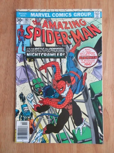 AMAZING SPIDER-MAN #161 *Key!* (FN/VF to VF-) *White Pages!*