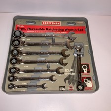 Craftsman 942405 8pc Metric Reversible Ratcheting Wrench Set Usa 8-18mm