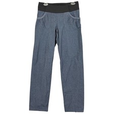 Prana Pants Women M Dark Gray Summit Pull On Hiking Outdoor Nylon Yoga Retreat