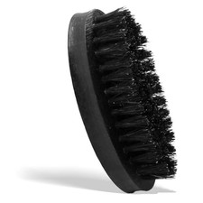 Men's Solid Wood Beard Brush, Boar Bristle Mustache Brush for Men, Military
