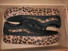 VANS Old Skool Leppard Black And Sugar Women's Size 8 Men's 6.5 New In Box