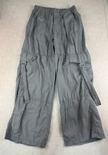 Wild Fable Cargo Pants Women's Size S Gray Utility Pockets High Rise Cotton