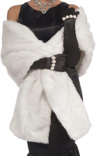 Novelties Vintage Hollywood Faux Mink Stole