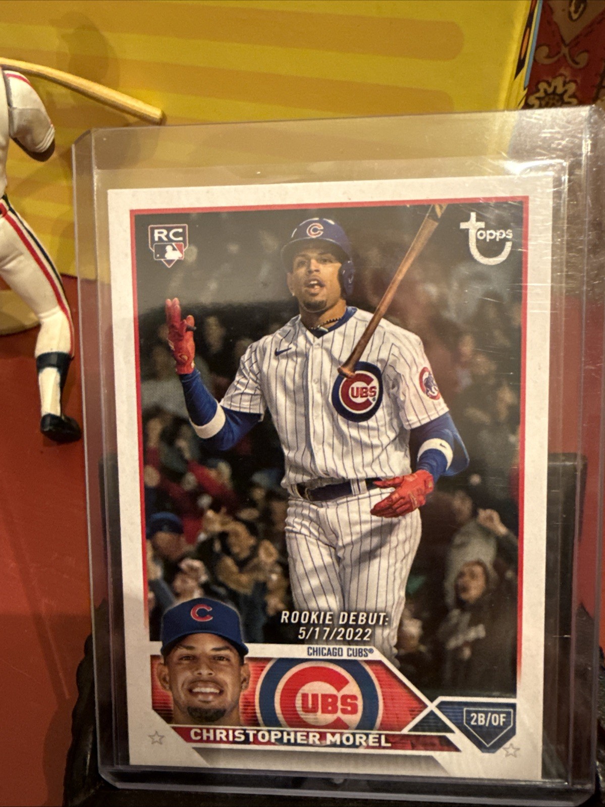 2023 Topps Update Series Rookie Debut Christopher Morel US163 Vintage Stock /99