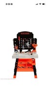 Black  Decker Junior Ready to Build Workbench Kids Play 53 Tools Sounds Light