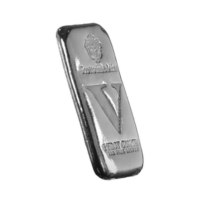 5 oz Silver Bar - Scottsdale Mint Imperium - V .999 Silver Bullion