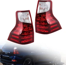 munirater 2 Packs LH+RH Tail Lights for GX460 17-21 Lamps Left Right