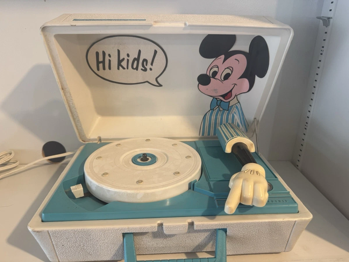 Vintage Mickey Mouse Record Player In Vintage Record Players for