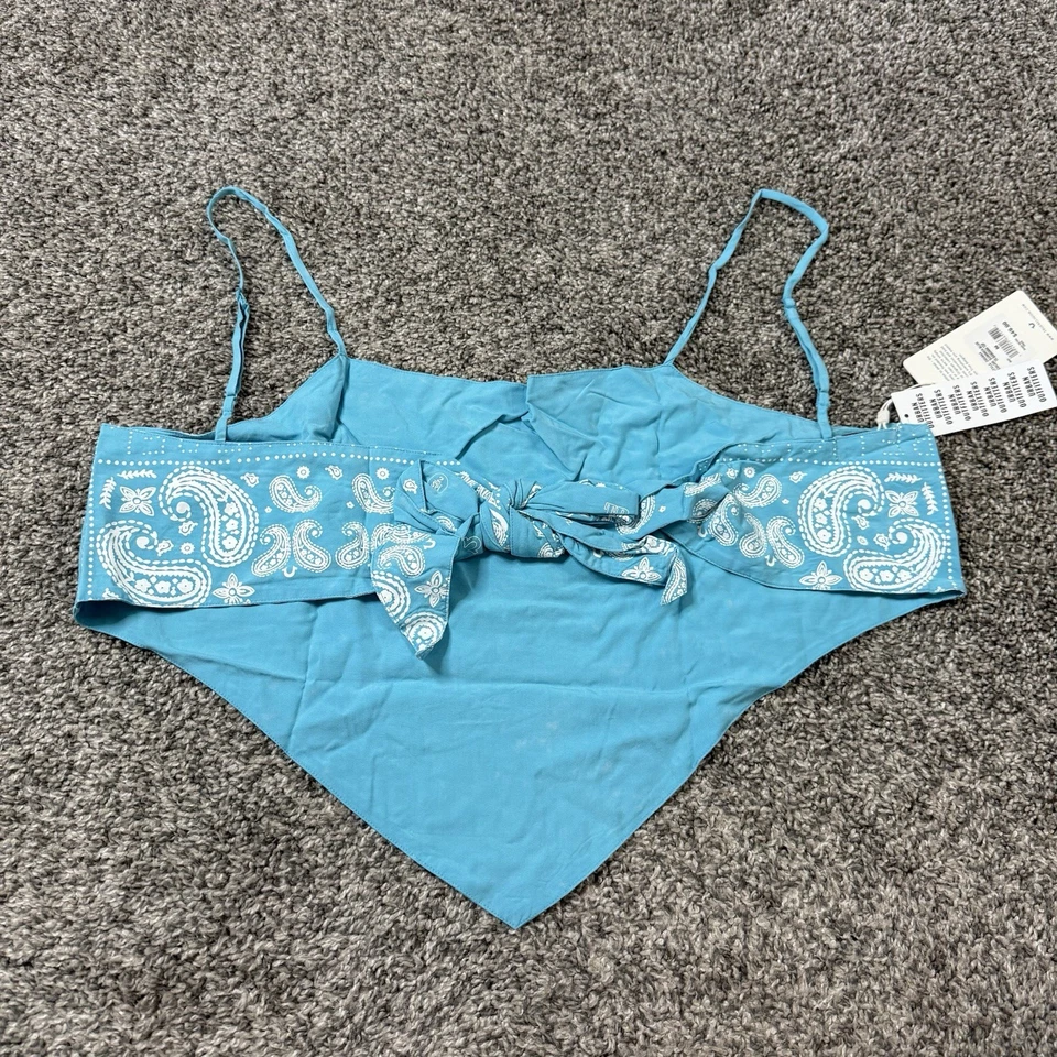 True Religion бандана бикини верхний женщин размер средний новый с ярлыками - Изображение 4 из 4