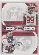 2020 Panini Contenders Round Numbers Javon Kinlaw Brandon Aiyuk #RN-KA g9z