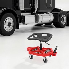 Rolling Shop Stool Mechanics Work Seat Adjustable Chair Roll Swivel Tool Garage Rolling Shop Stool Mechanics Work Seat Adjustable Chair Roll Swivel Tool Garage