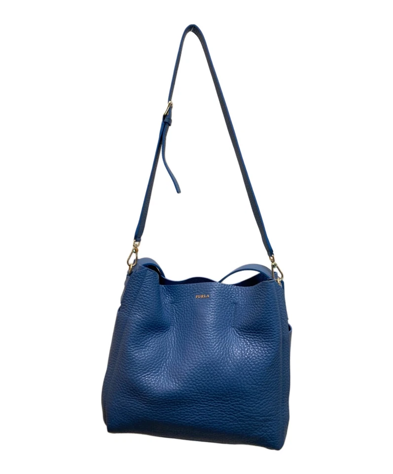 FURLA Capriccio M Hobo Tote Bag F6852 Blue - Image 4 of 4