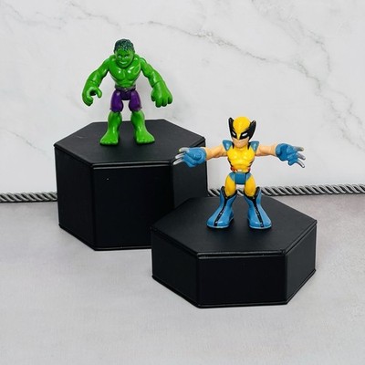 Hulk Vs Wolverine Figure Marvel Superhero Squad Imaginext Playskool X-men Toy