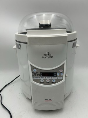 WELBILT Bread Maker The Bread Machine ABM-100-3 White W/Dome Top 2 Lb SPOTLESS!!
