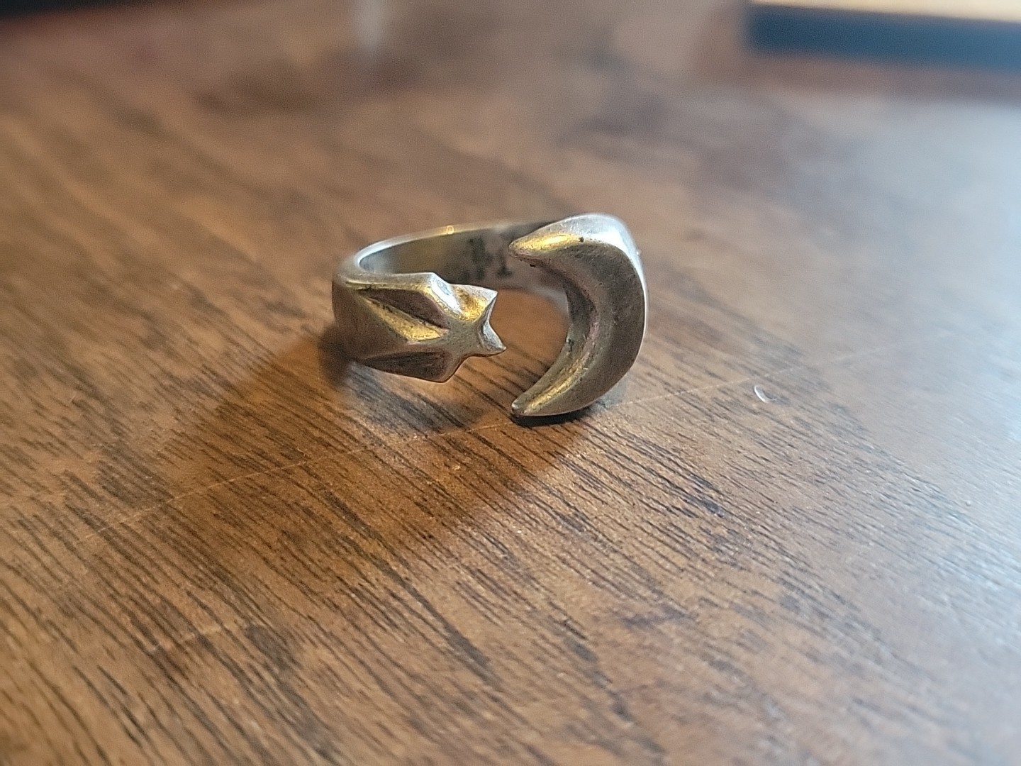 Vintage MEXICO Hefty Solid Sterling Silver Cresce… - image 6