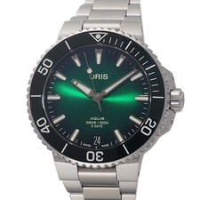 Oris Aquis Date Caliber 400 01 400 7769 4157-07 8 22 09PEB Green Dial w/Box 2