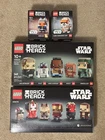Lego Star Wars Brick Headz Lot #40676, 40623, 40675, 40539
