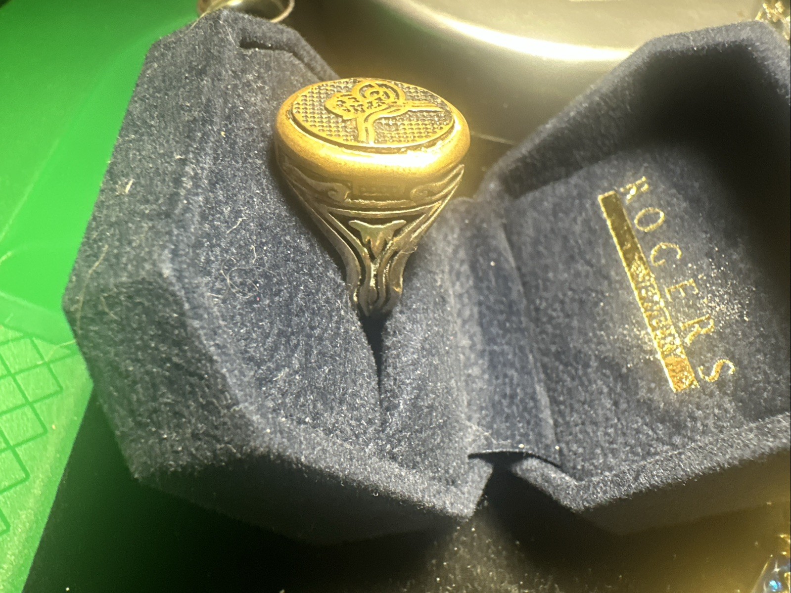 Man’s Middle Eastern Ring, Silver Size 9 Very Old… - image 2