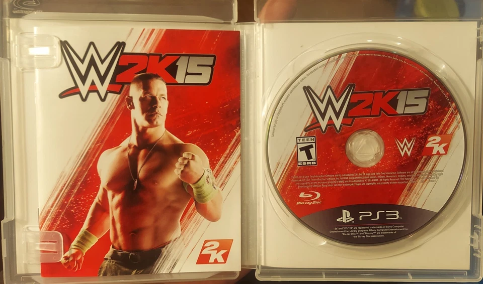 WWE 2K15 (Sony PlayStation 3, 2014) PS3 Complete With Manual Wrestling CIB - Image 2 of 2
