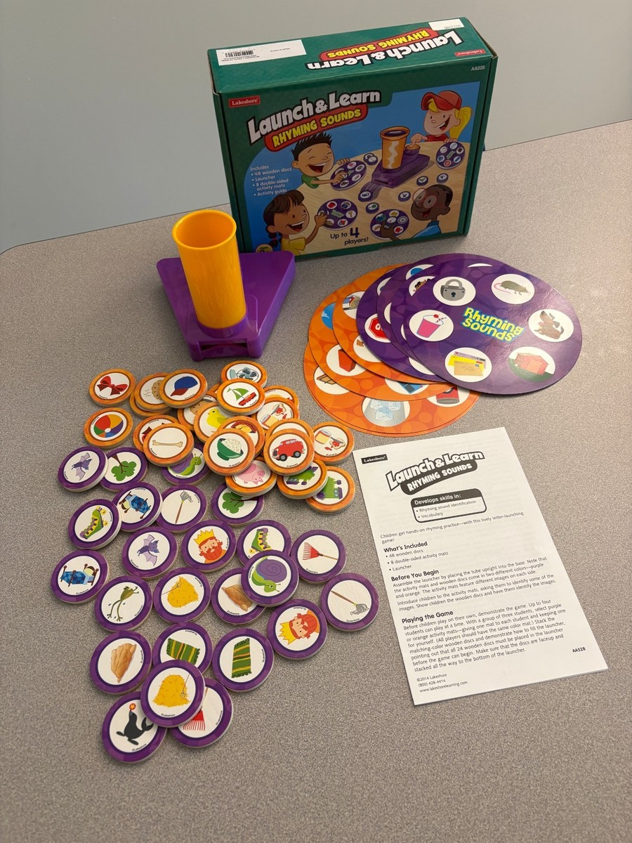 Lakeshore Learning Launch & Learn Rhyming Sounds, Excellent Condition, Used