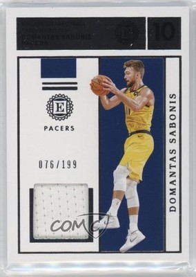2019-20 Panini Encased Label Materials /199 Domantas Sabonis #LM-DMO 1oq0
