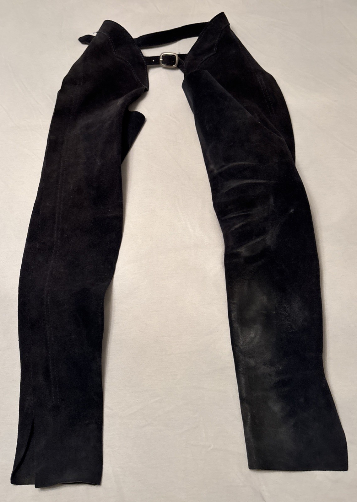 Barnstable Riding Black Genuine Leather Full Chaps Horse Children's Size 12 USA
