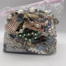 4 Lbs Vintage To Modern Jewelry Grab Bag Wearable Craft Mixed Lot