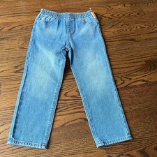 New Scotch  Soda Elastic Waist Boy's Light Wash Jeans - 6