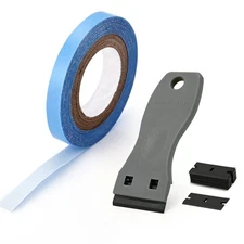 EHDIS Lace Front Wig Adhesive Tape Roll, Double-Sided 0.8 cm x 3 yards, Blue 