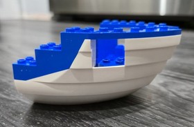 LEGO Pirates 6291/6280 *Armada Flagship* Boat Hull Small Bow 12 x 12 x 5 1/3