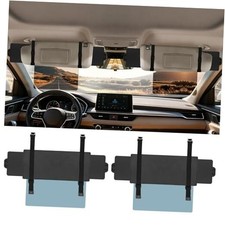 Sun Visor Extender for Car Polarized, UV400, PC Lens, 2 Side 2 Pack Black