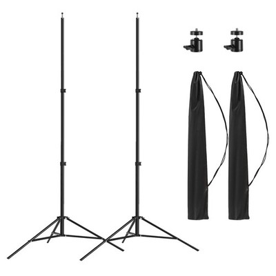 2 Pack Aluminum Light Photography Tripod Stand with Case,Altson 7 Feet Portab...