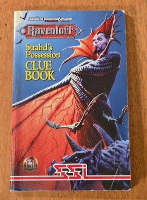 AD&D Ravenloft Clue Book Strahd's Possession Advanced Dungeons & Dragons  SSI