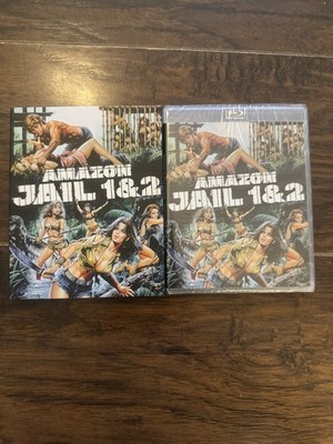 Amazon Jail 1 & 2 (Blu-ray, Vinegar Syndrome Limited Edition w/ Slipcover)