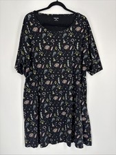 Svaha Dress - Black Science, DNA, Chemistry - Plus Size 4x