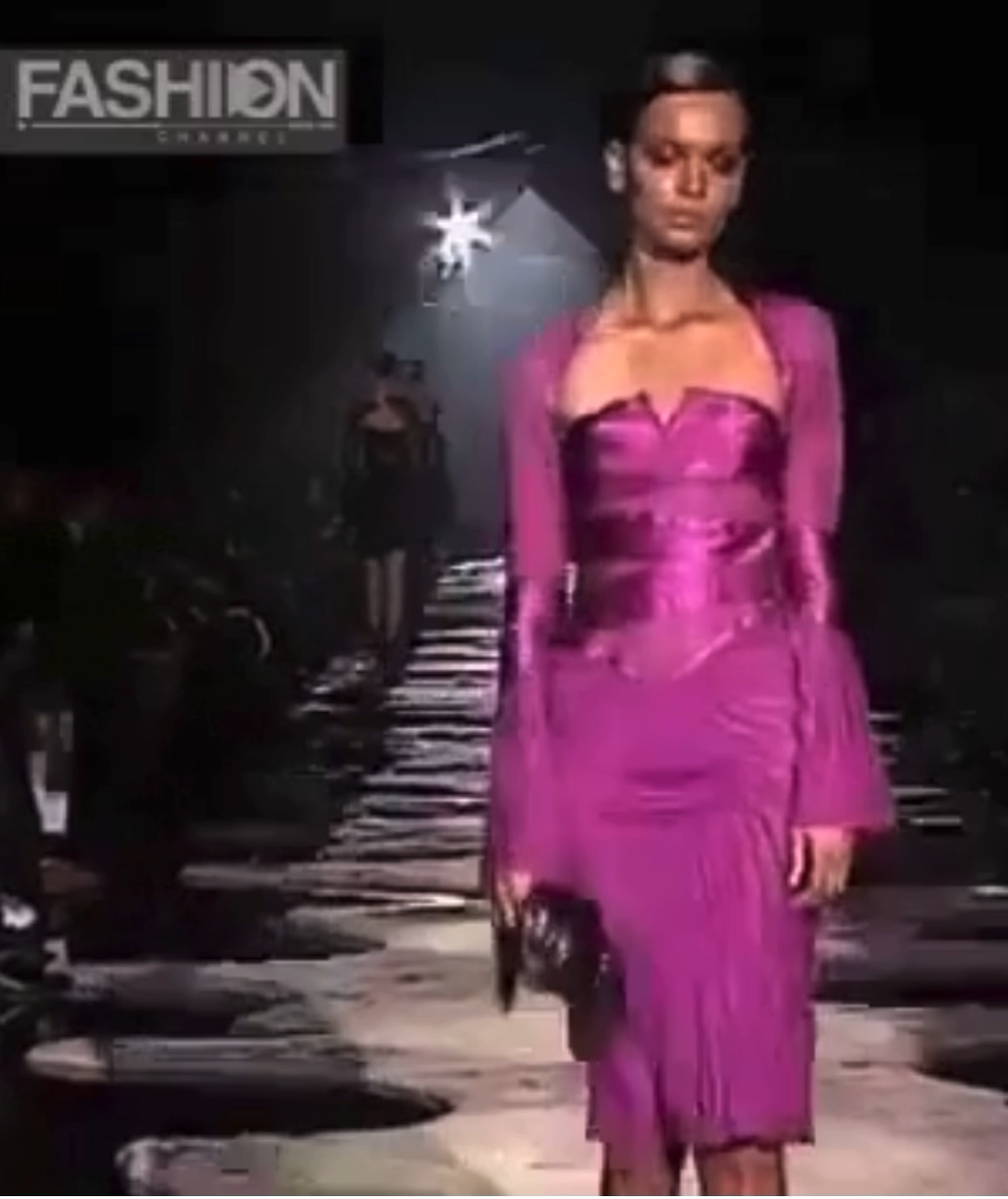 GUCCI by TOM FORD* Iconic Runway F/W 2004 Final Collection Silk