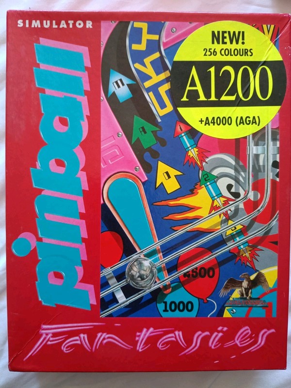 Pinball Fantasies AGA - Commodore Amiga - 3 Discs And Box - Genuine Untested