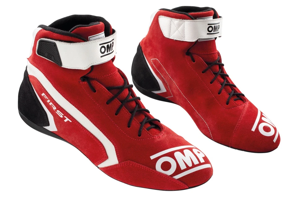 OMP First Race Boots Entry Level Model Leather Fireproof FIA 8856-2018 Approved - Изображение 2 из 4