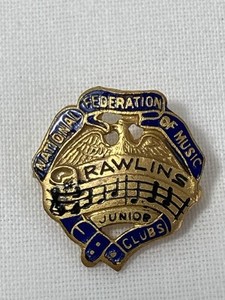 National Federations Of Music Rawlins Junior Club Pin