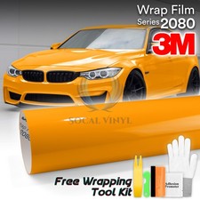 Genuine 3m 2080 G54 Gloss Bright Orange Vinyl Wrap Vehicle Film Decal Sheet Roll