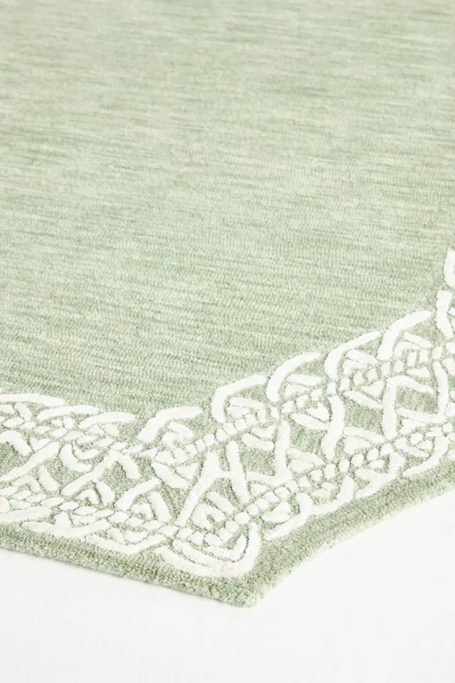 Designer Hand-Tufted Wool Rug 5x8 & 6x9 – Eclectic Pattern, Modern Handmade Rugs - Image 4 of 4