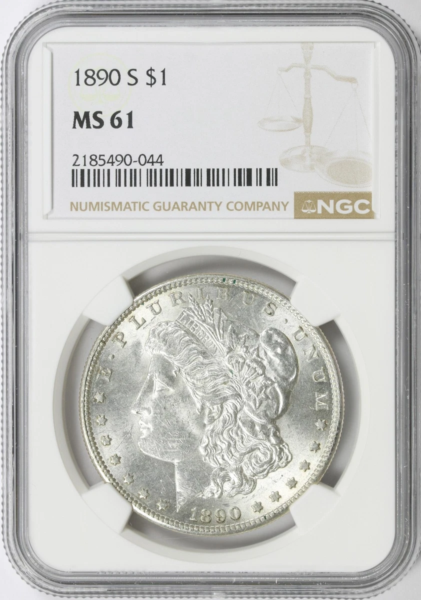 MS 61 Graded 1890 Year Morgan US Dollars (1878-1921) for sale | eBay