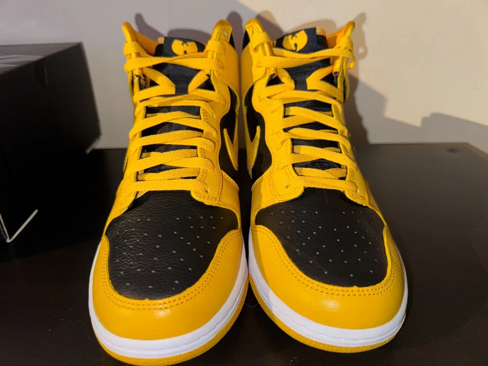 NIKE DUNK HIGH PRM BLACK POLLEN WU TANG HJ4320-001 NEW DS EU 43 US 9.5 - Photo 2/4