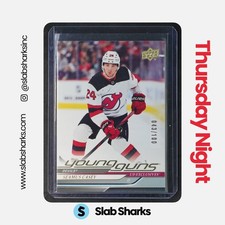 2024 UPPER DECK #489 SEAMUS CASEY EXCLUSIVES YOUNG GUNS RC ROOKIE /100