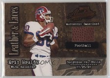 2002 Playoff Absolute Memorabilia Leather and Laces Football Eric Moulds 06xp