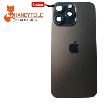Original iPhone 16 Pro Max Backcover Schwarz NFC Blitz ausgebaut Grad C 
